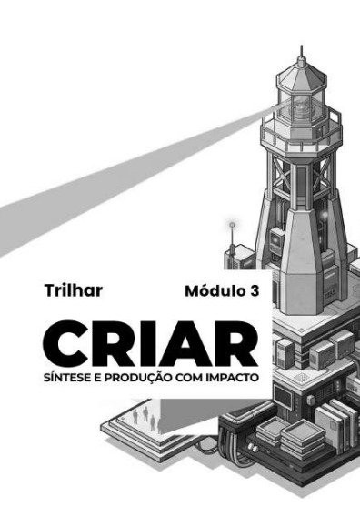 Capa da apostila Módulo 3, Criar