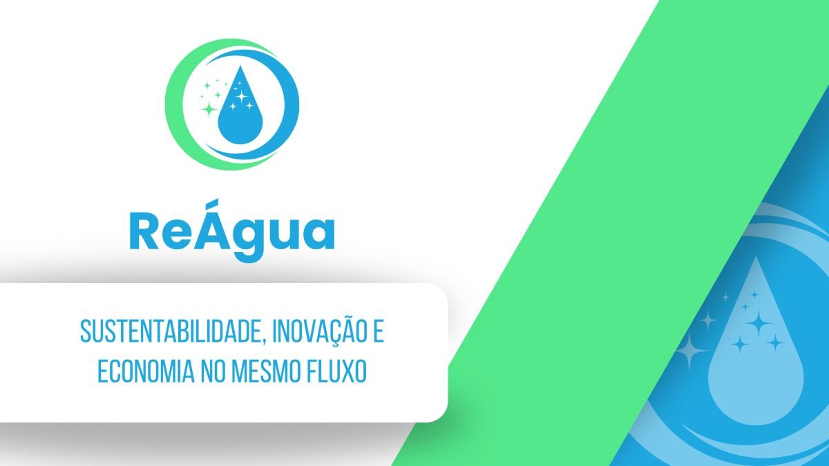 Cover slide of the ReÁgua project presentation